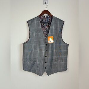 Qvega Suit Vest NWT Size XXL black/white